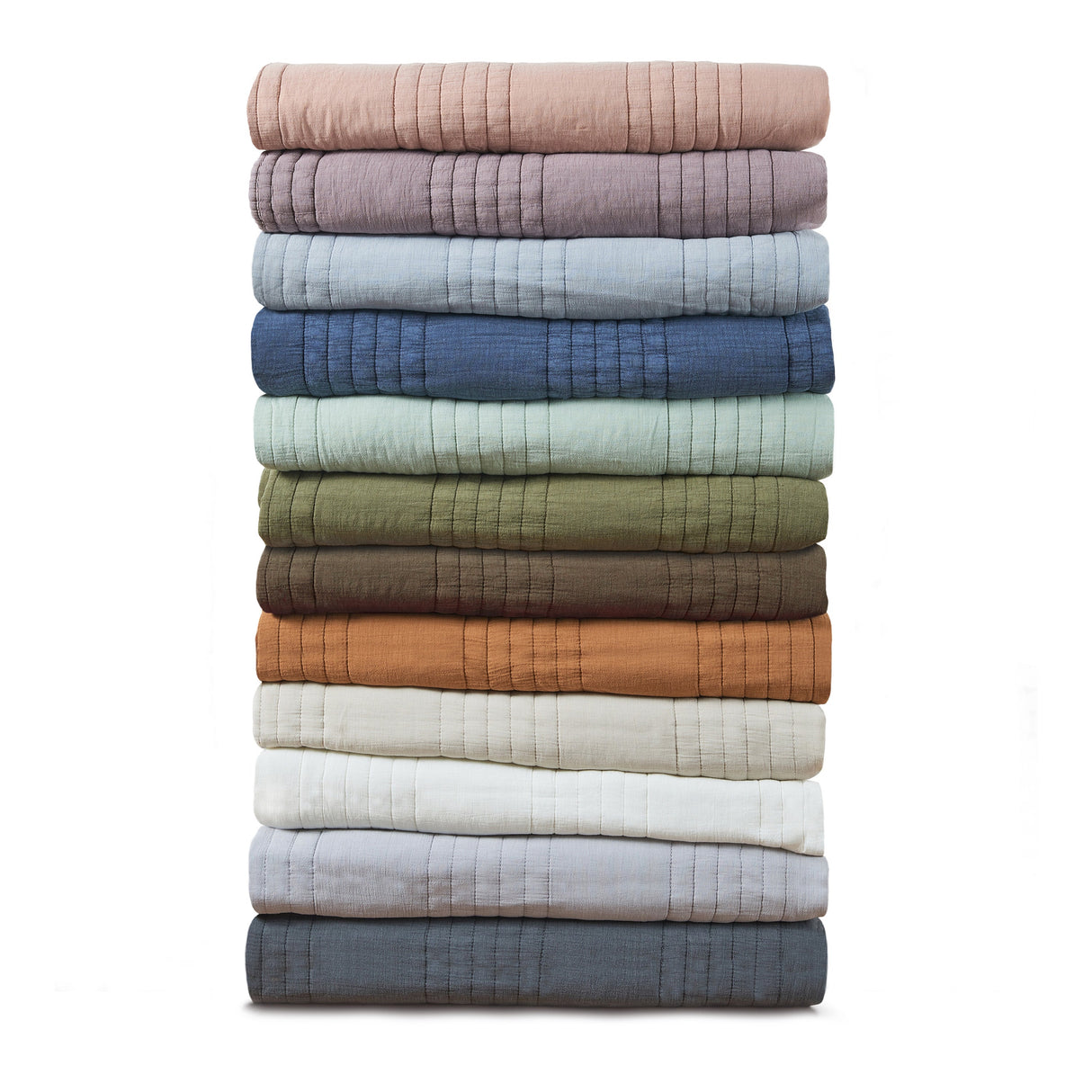 Stonewashed Cotton Quilt Set