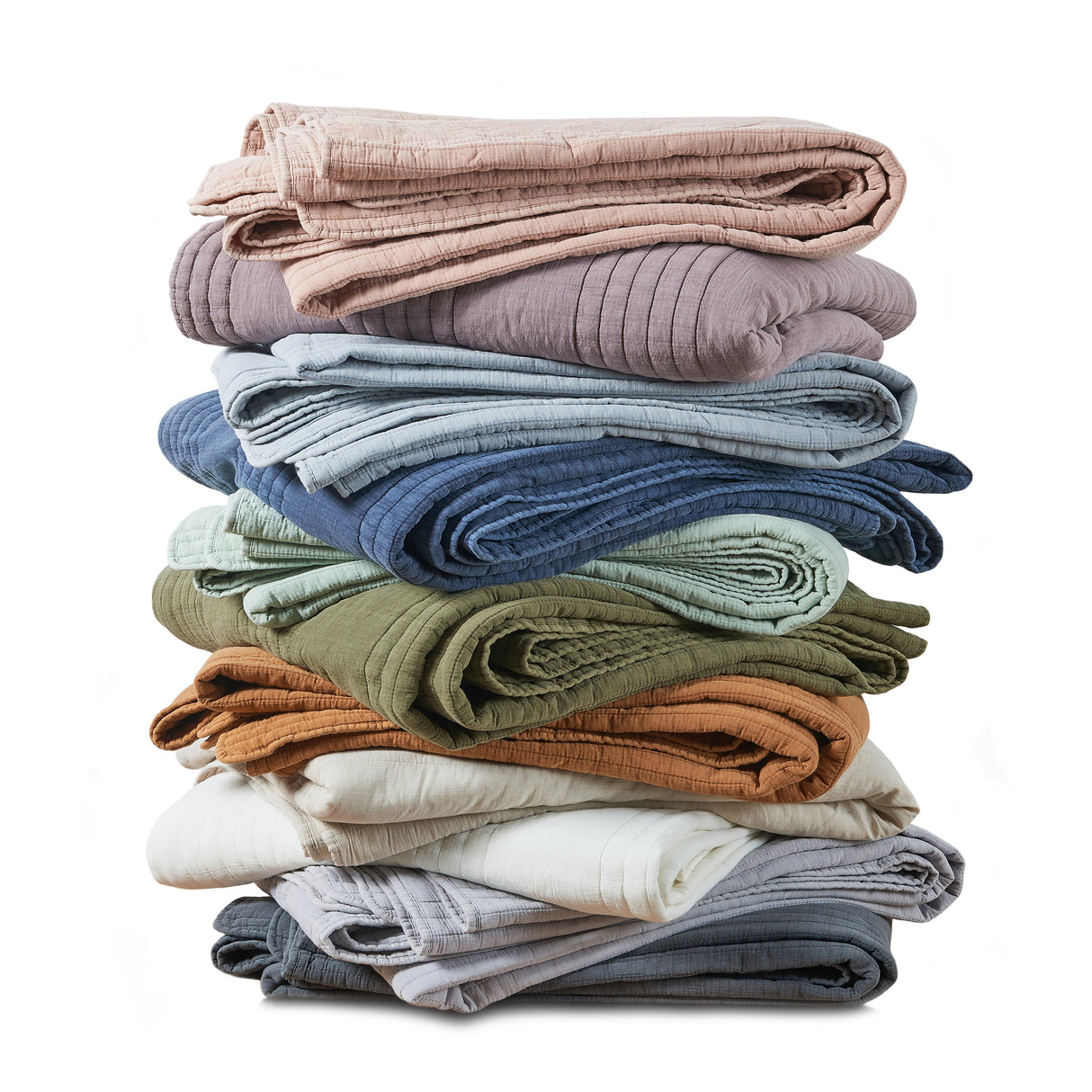 Stonewashed Cotton Quilt Set-Quilt-Parc Decor