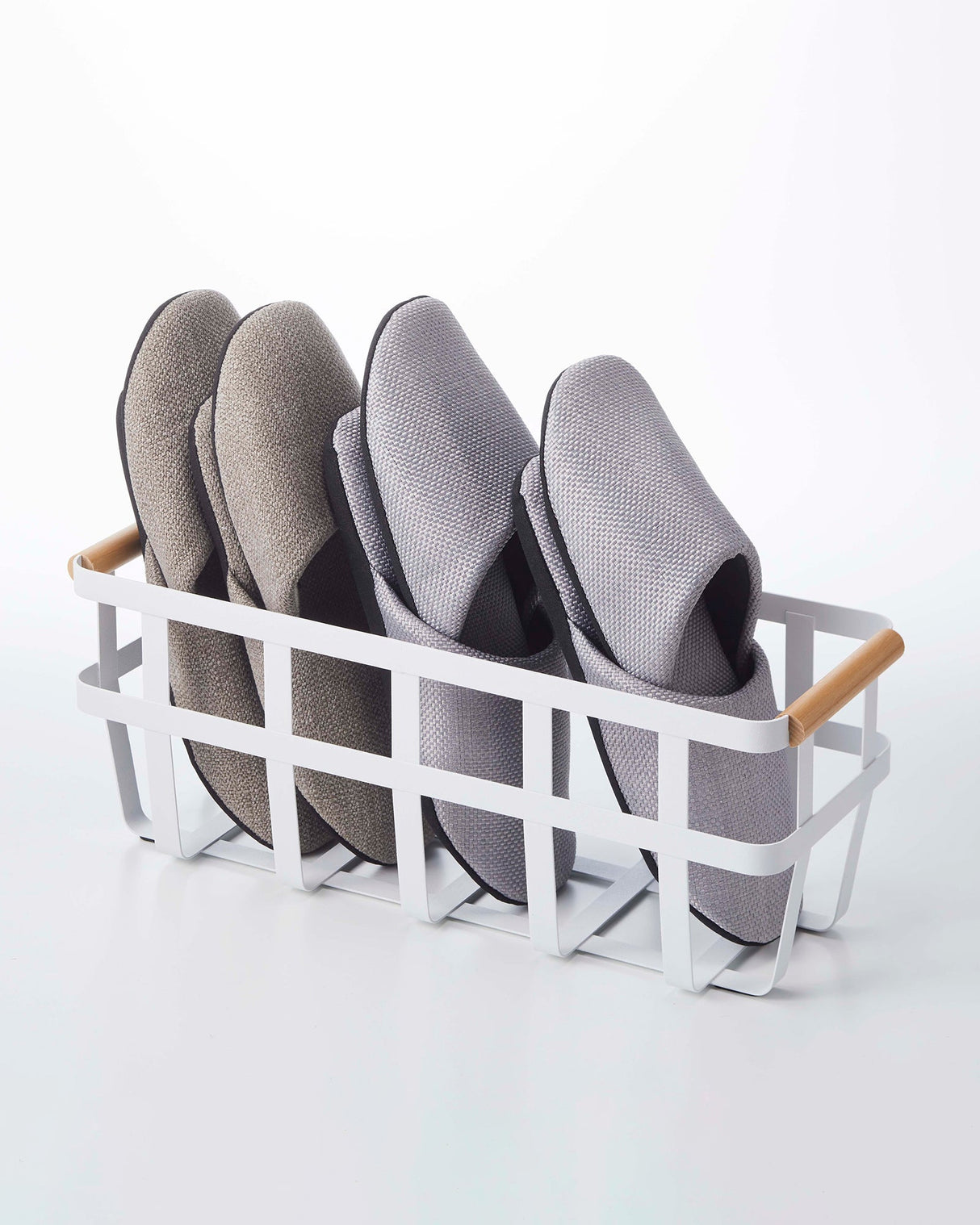 Storage Basket - Small - Steel + Wood-Baskets and Bins-Parc Decor