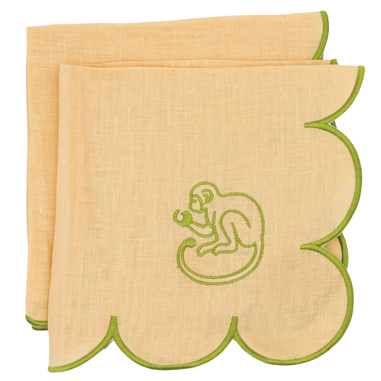 Sunlit Moss Napkin - Set of 4-Napkin-Parc Decor