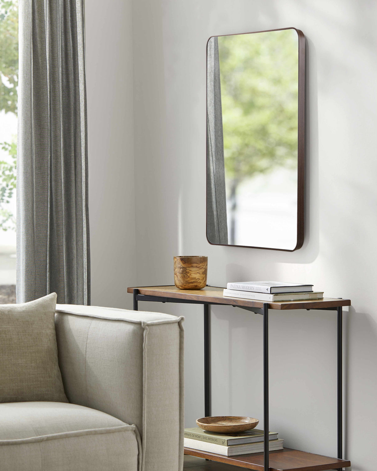 Sustinente Dark Brown Mirror-Mirrors-Parc Decor