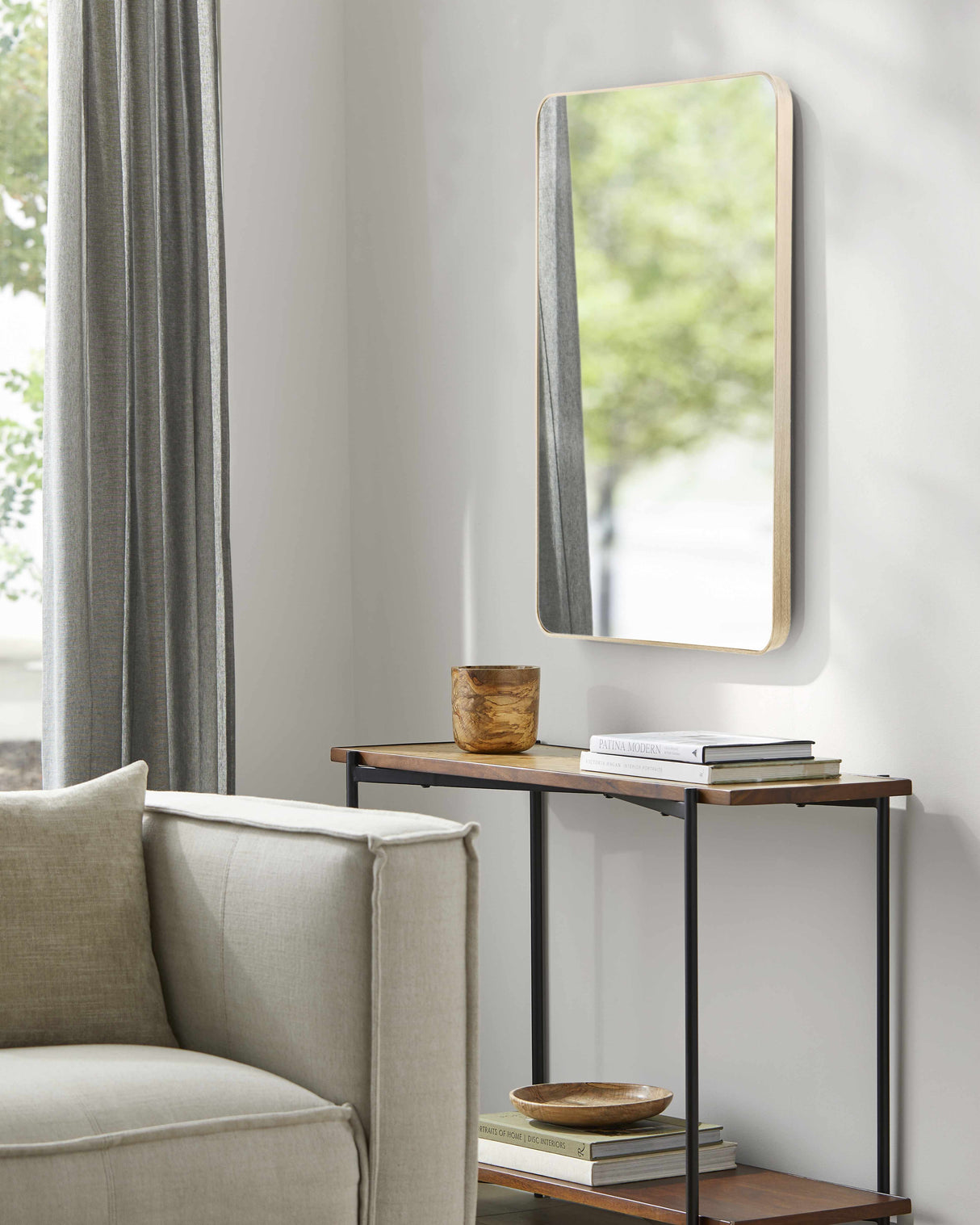 Sustinente Dark Red Mirror-Mirrors-Parc Decor