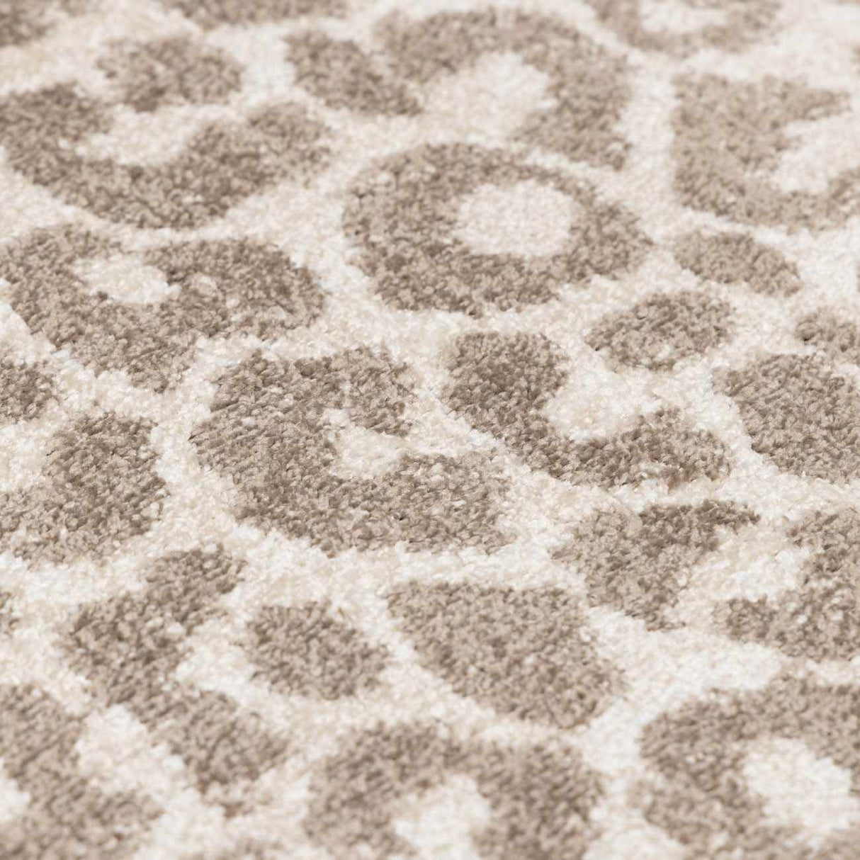 Tan Bonhill Leopard Print Area Rug-Rugs-Parc Decor