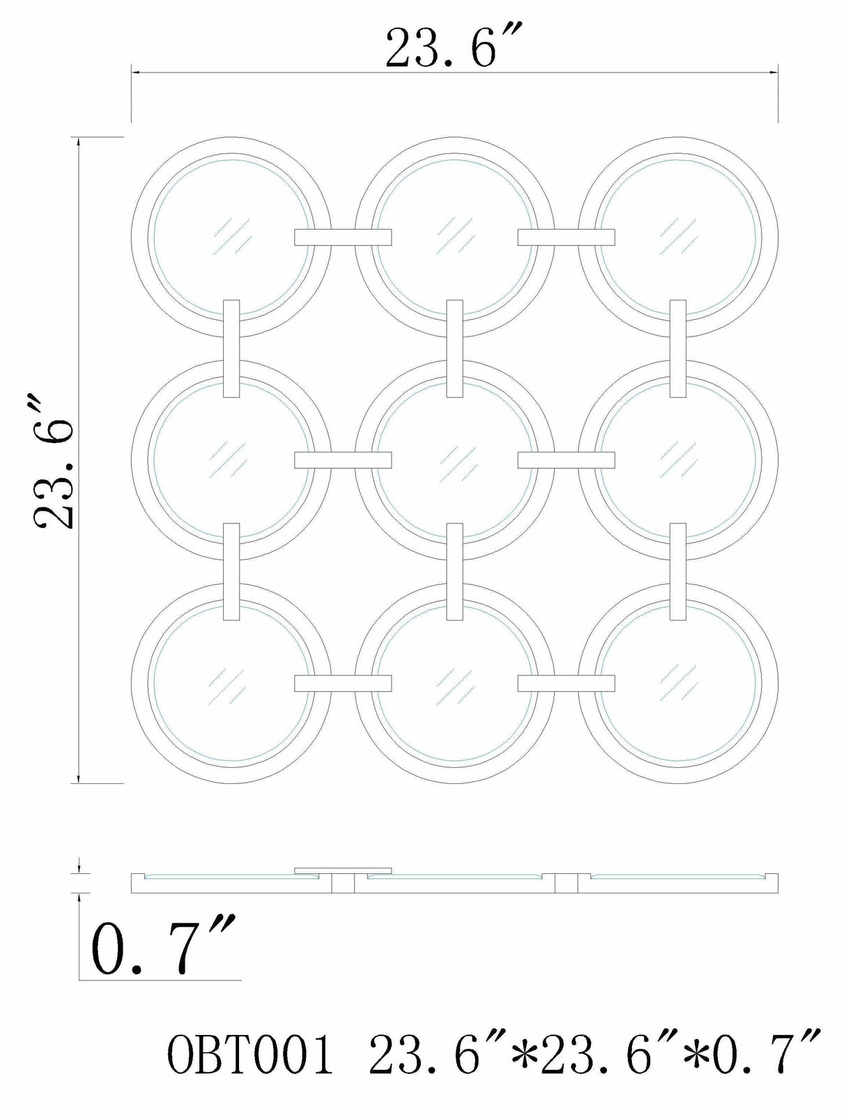 Tartaro Mirror - Clearance-Mirrors-Parc Decor