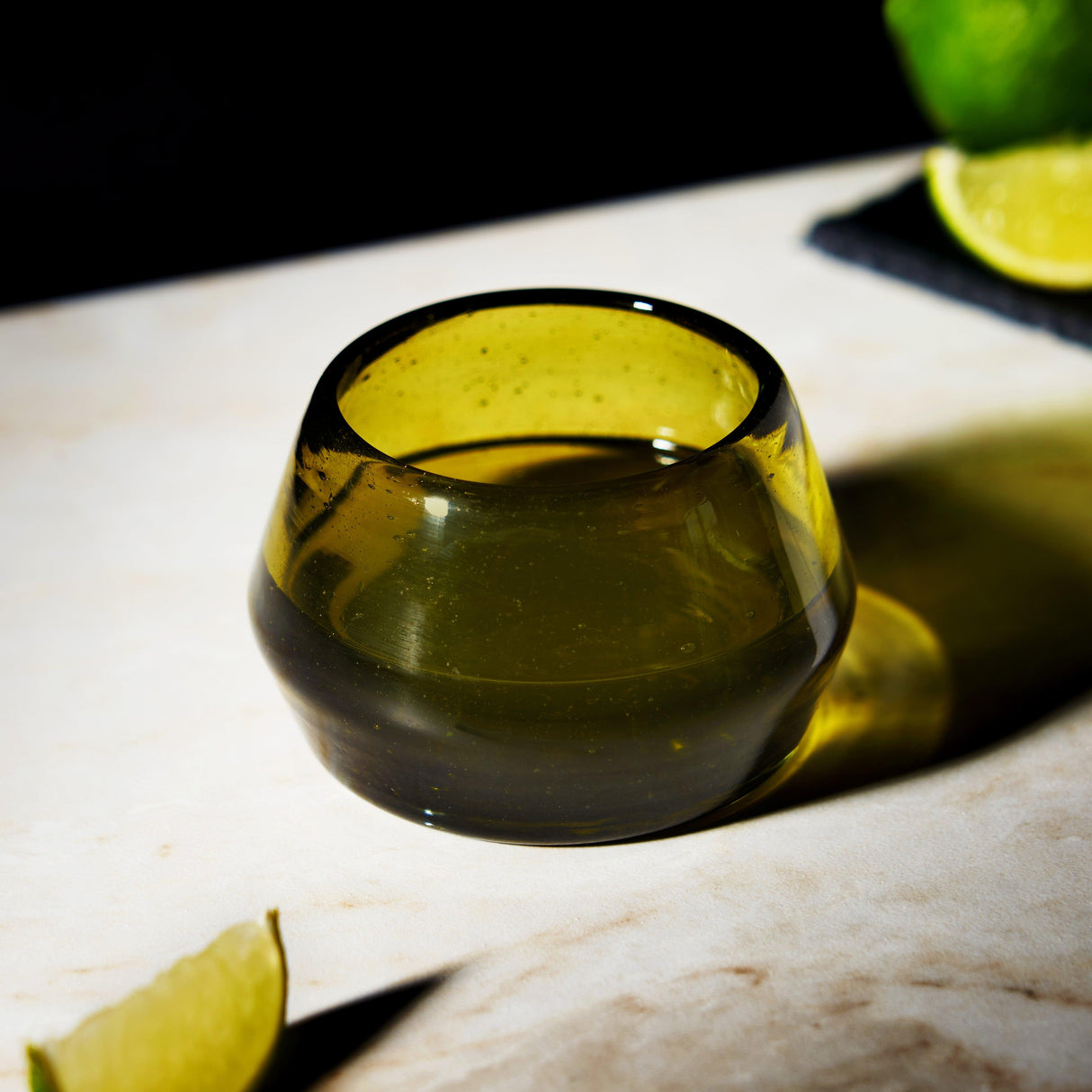 Tequila Copita Glass in Green-product_type::specialty_shot_glasses-Parc Decor