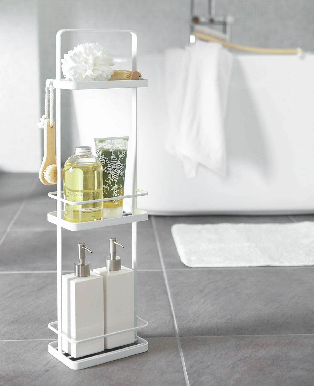 Three-Tier Shower Caddy (26" H) - Steel