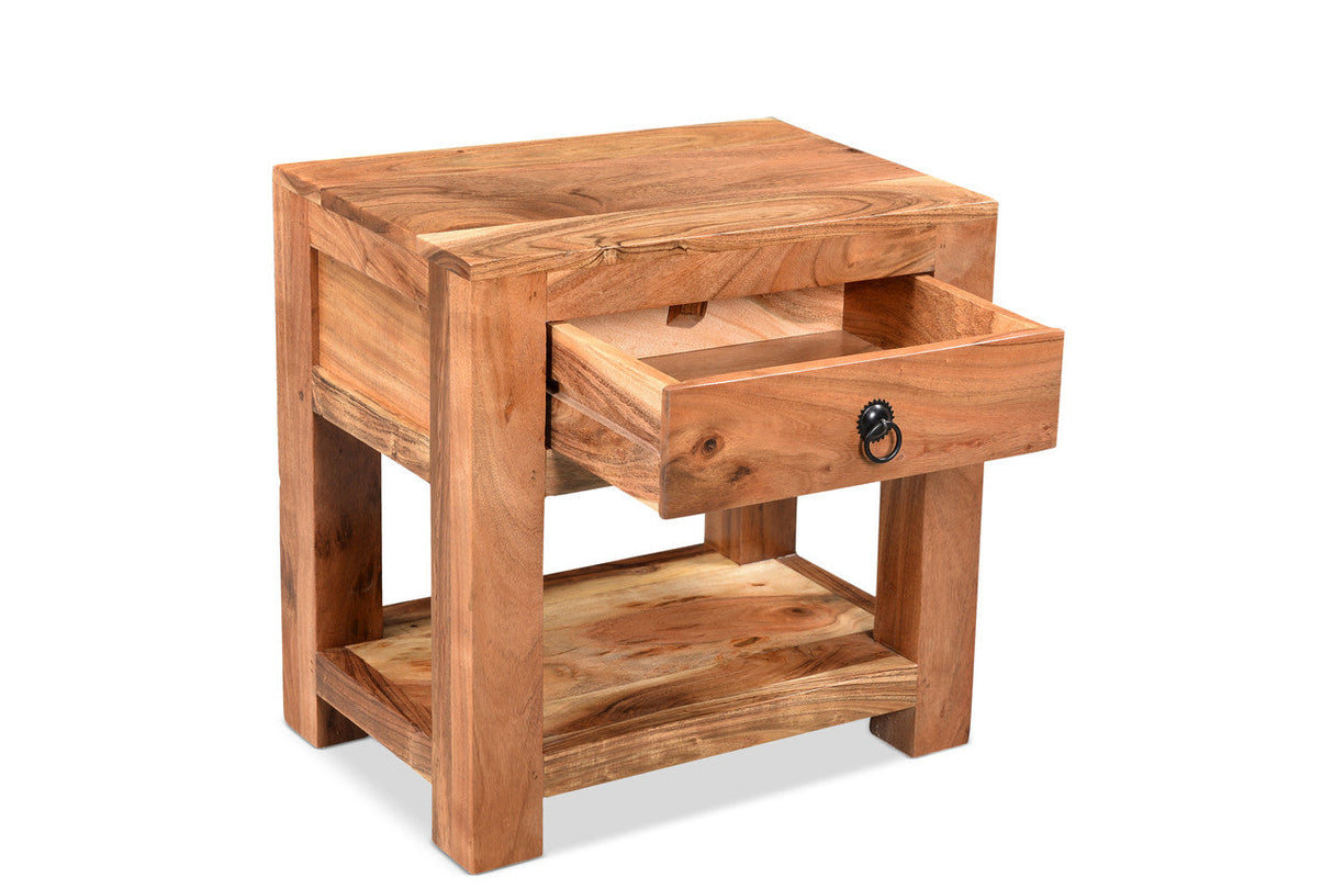Timbergirl Ajmer Solid Wood Side table-End table-Parc Decor