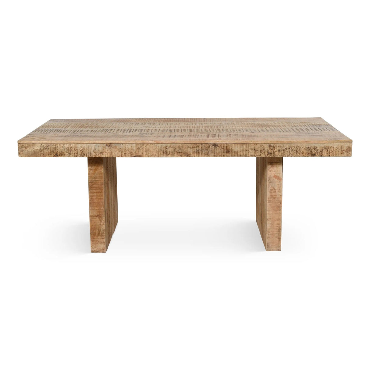 Timbergirl Solid Mango Wood Dining Table - 80"-Dining Table-Parc Decor