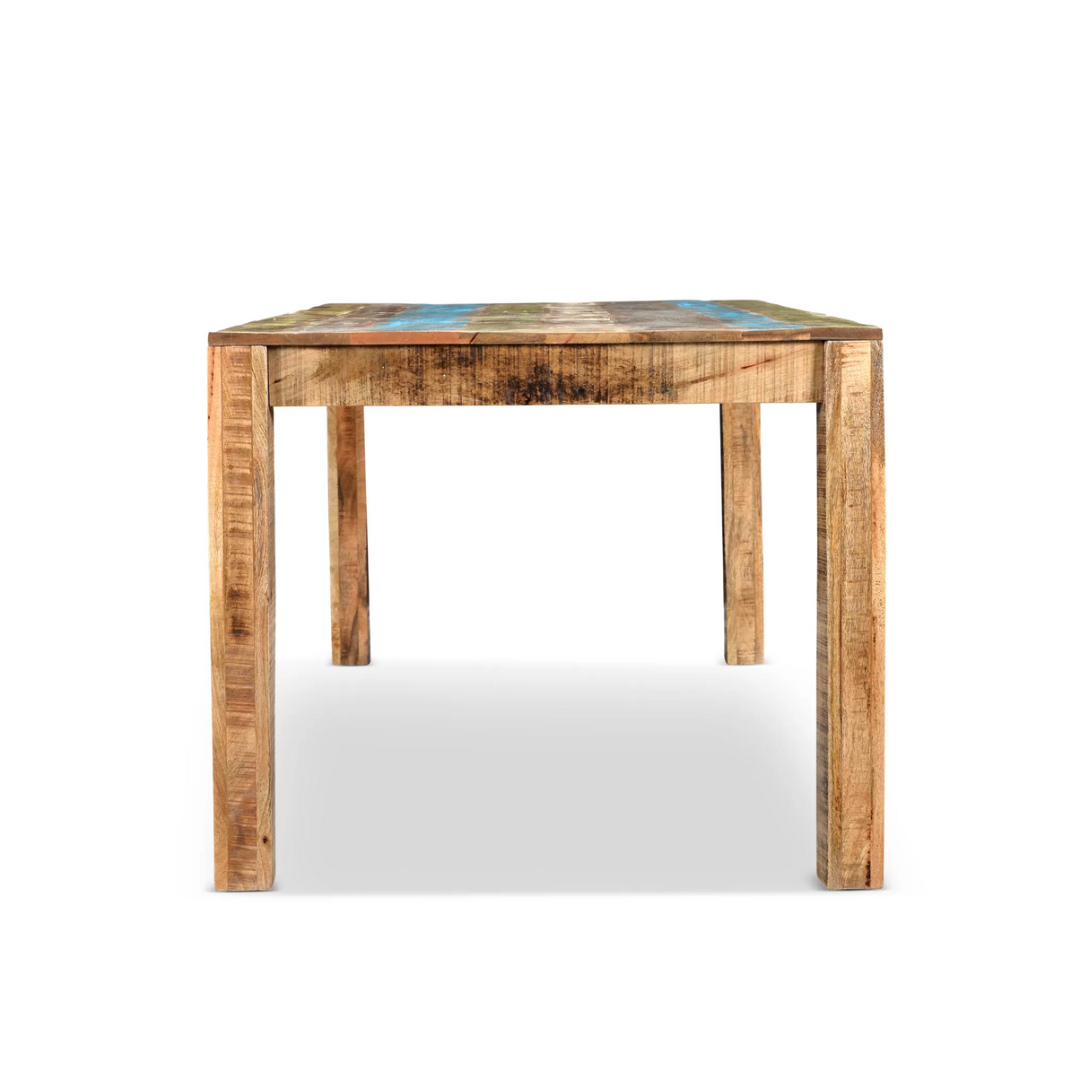 Timbergirl Suman Rustic Multicolor Dining Table-Dining Table-Parc Decor