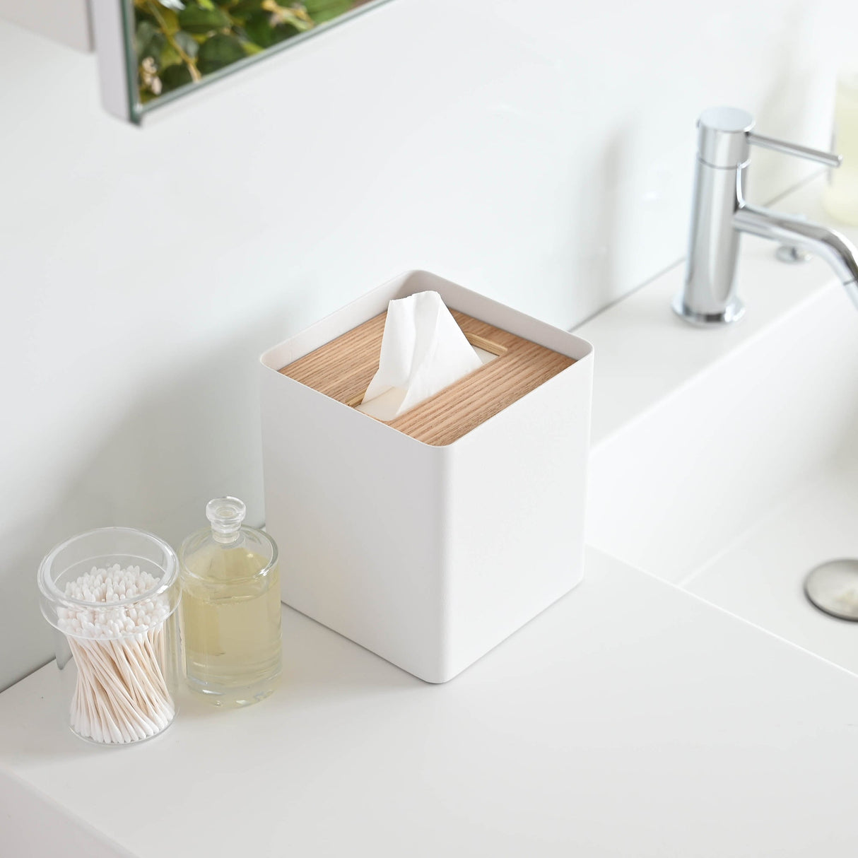 Tissue Box Cover - Square - Steel
