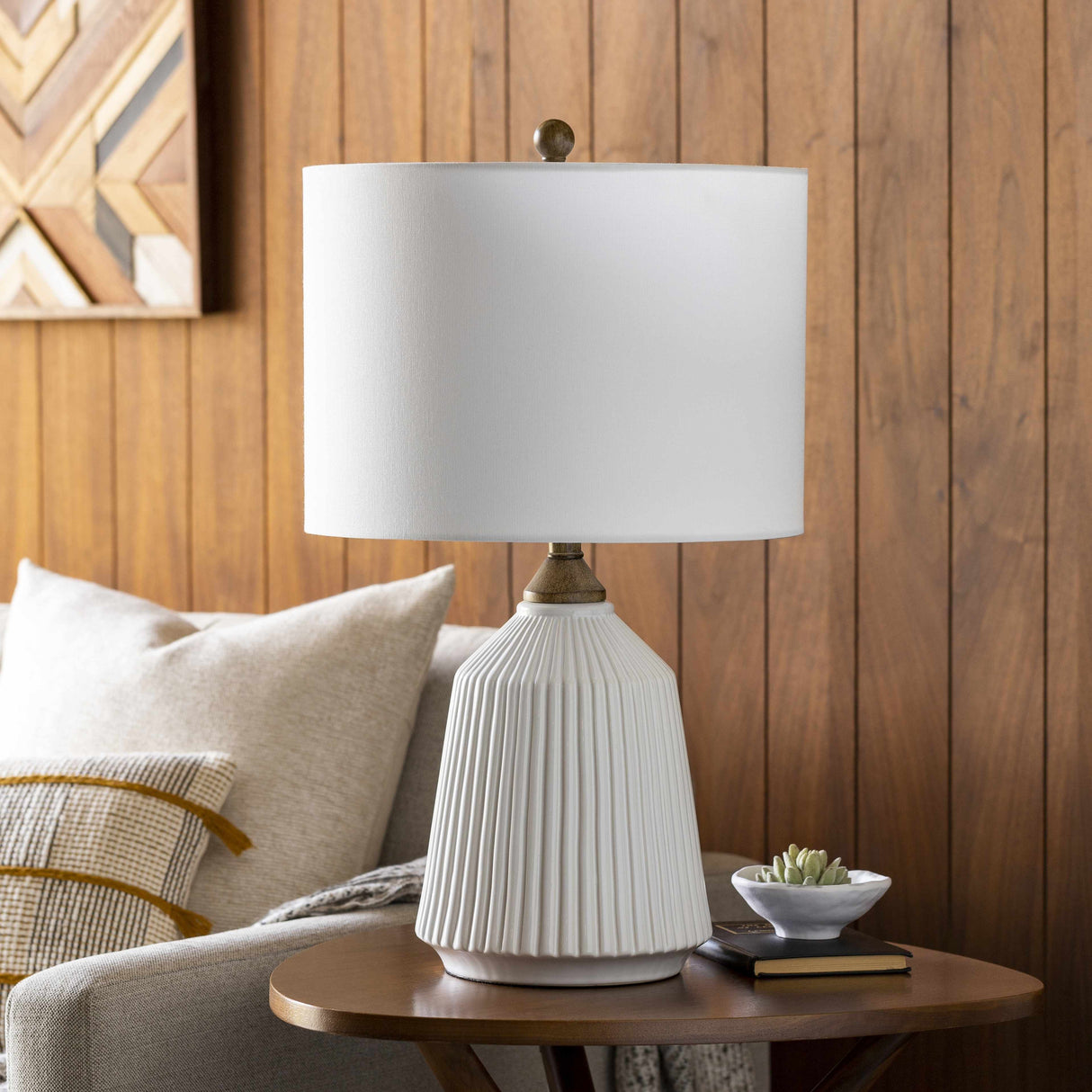 Tramutola White Table Lamp-Lighting-Parc Decor