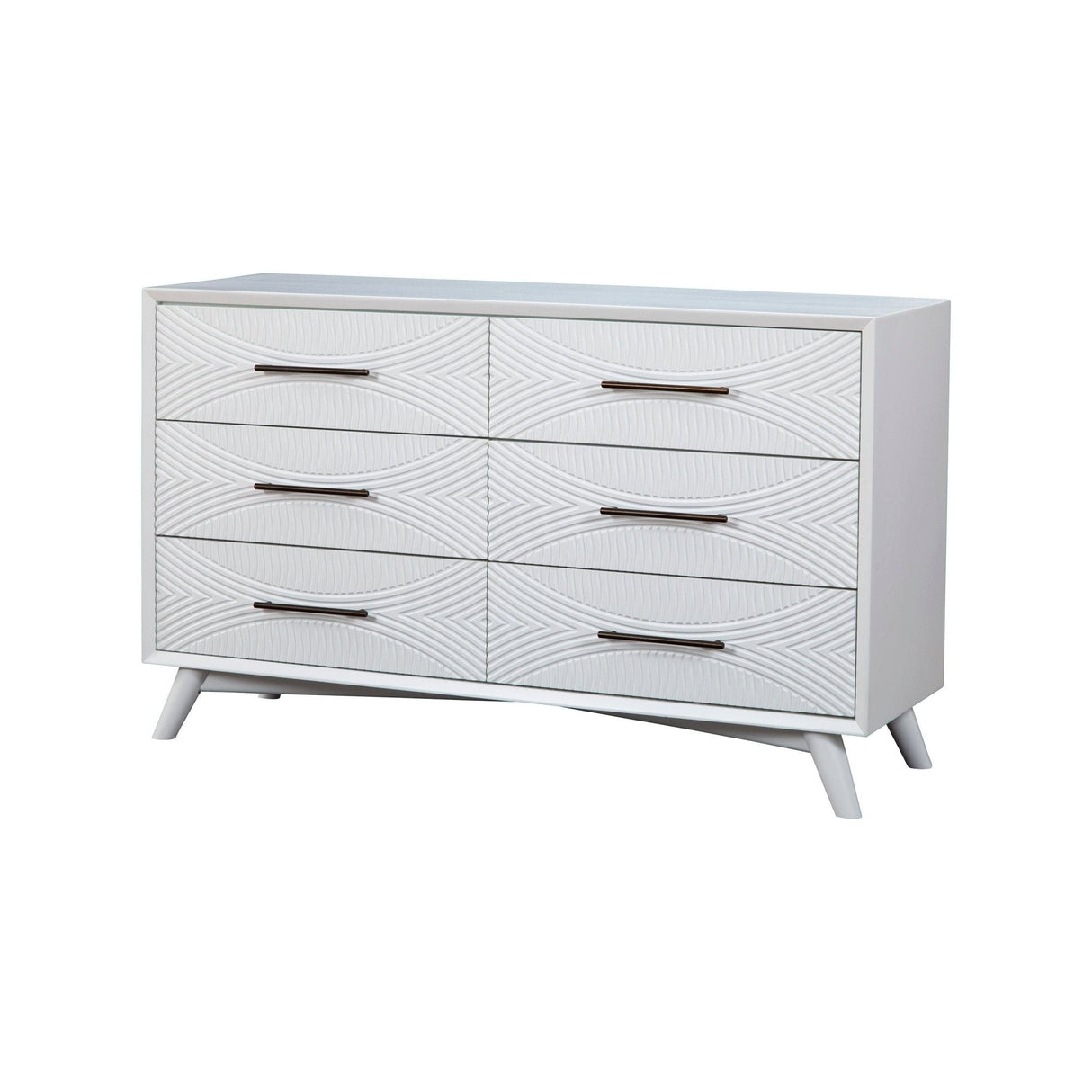 Tranquility Dresser, White-Dresser & Chest-Parc Decor