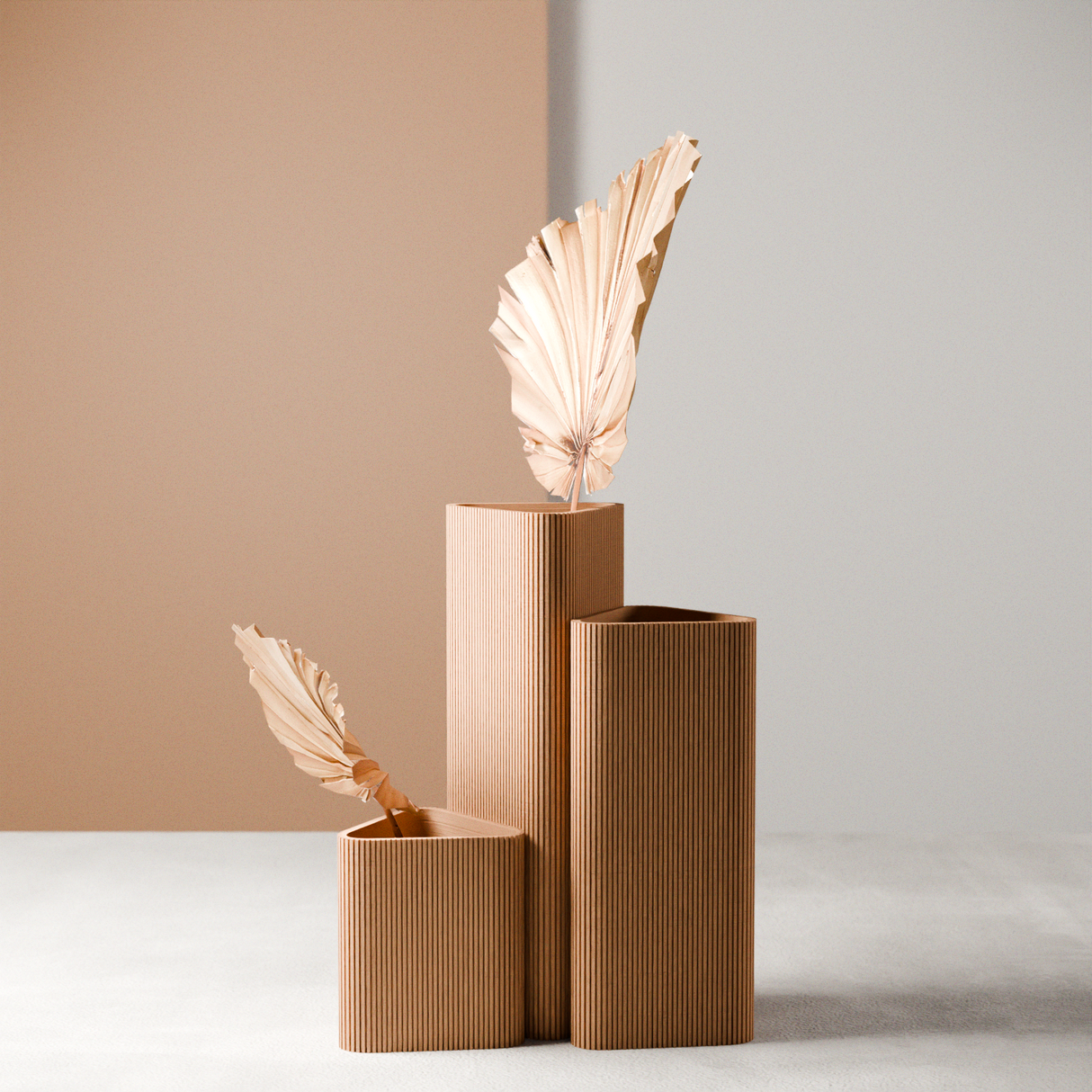 Triangle Vase-Vase-Parc Decor