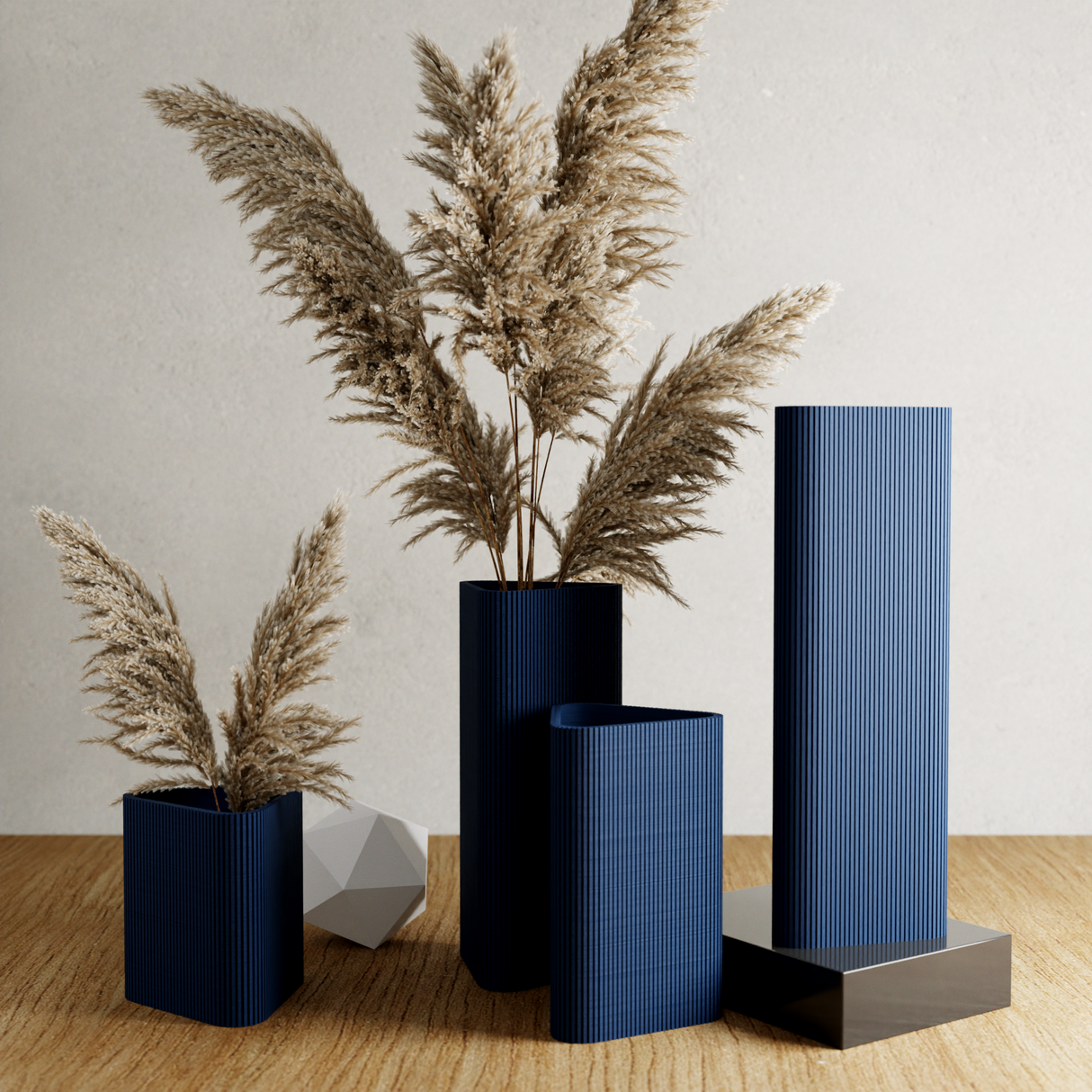 Triangle Vase-Vase-Parc Decor