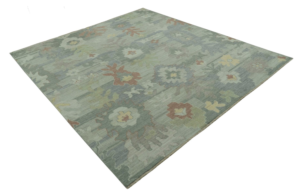 Tulu Distressed Modern Ikat Design Hand Knotted Custom Made wool rug