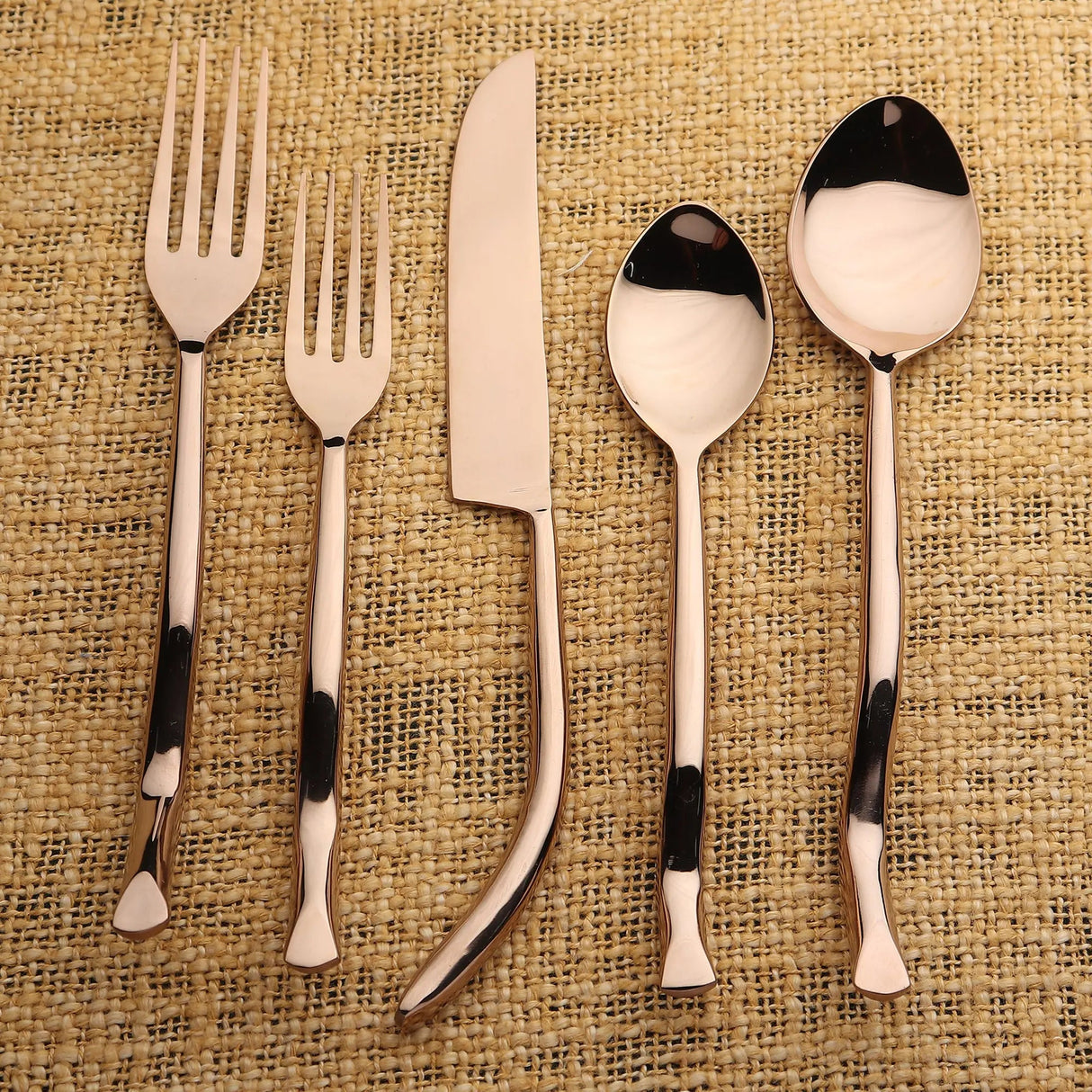 Twig PVD 5 Pc. Flatware Set-flatware set-Parc Decor