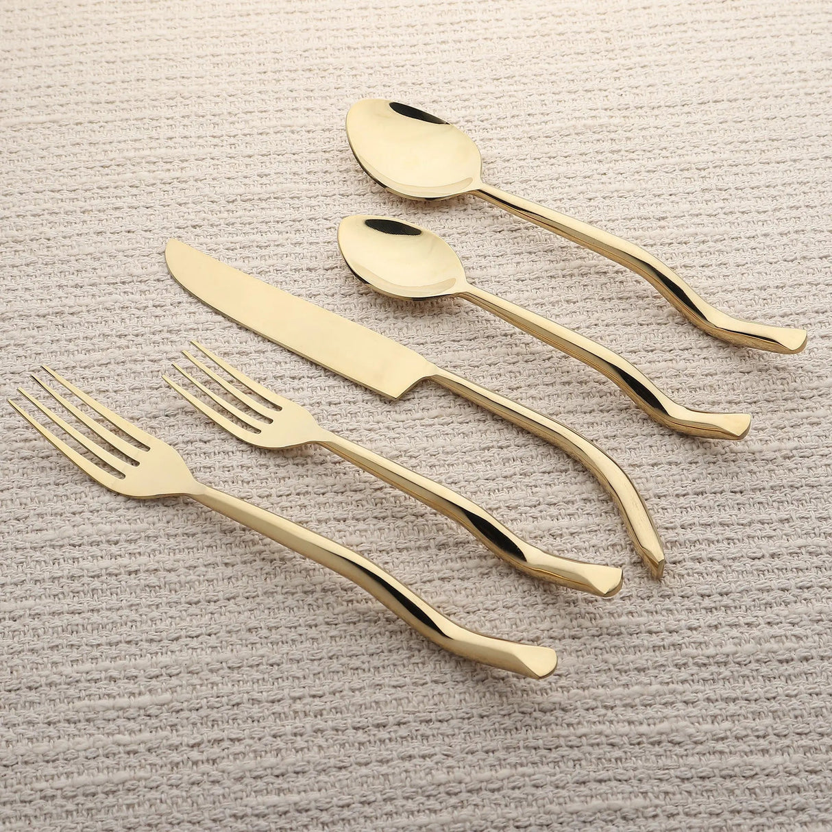 Twig PVD 5 Pc. Flatware Set-flatware set-Parc Decor
