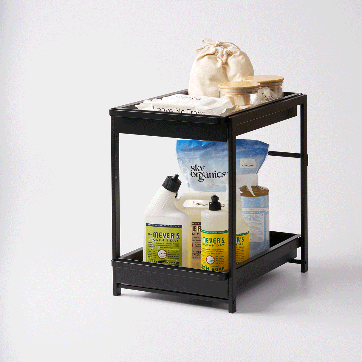 Two-Tier Pull-Out Shelf - Steel