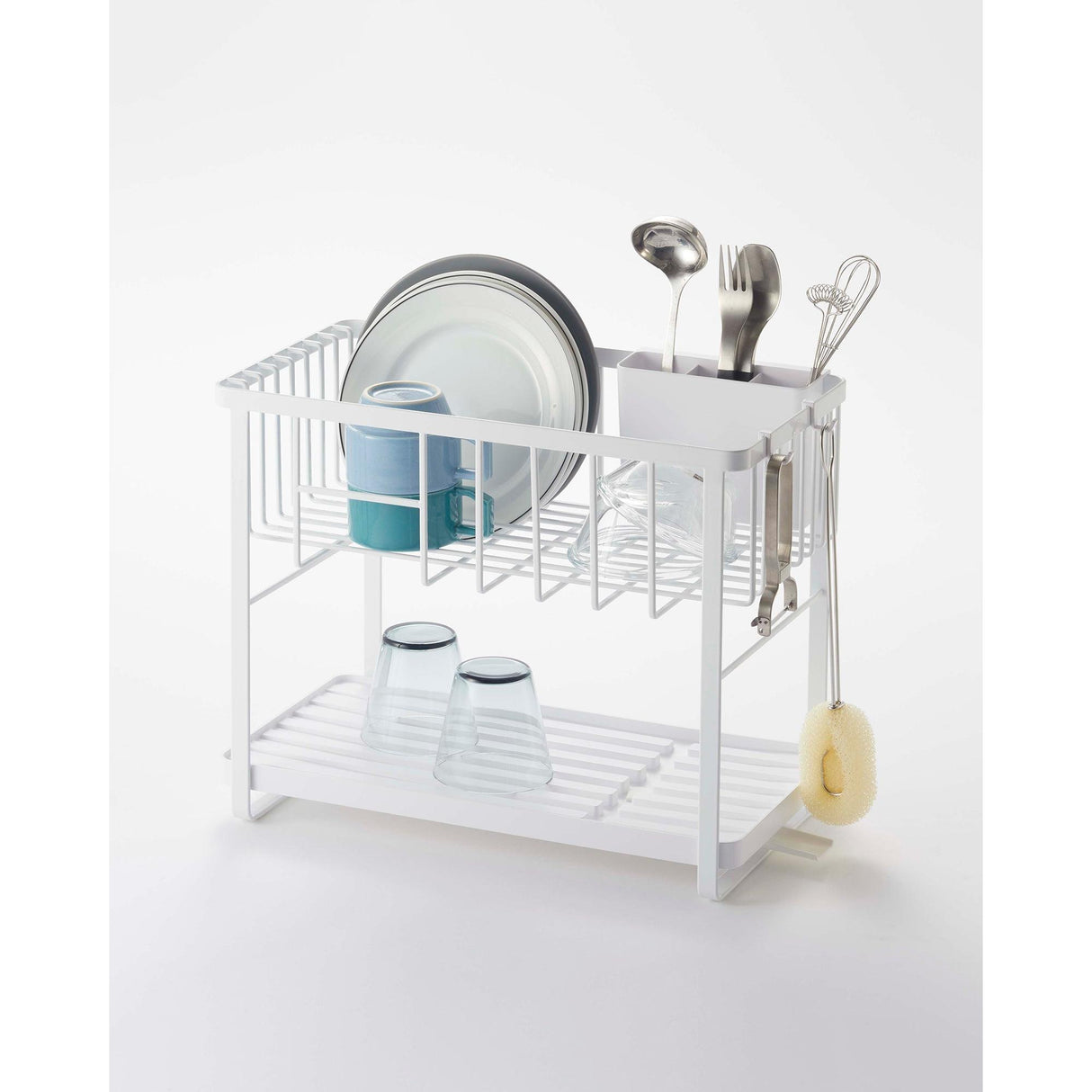 Two-Tier Wire Dish Rack - Steel