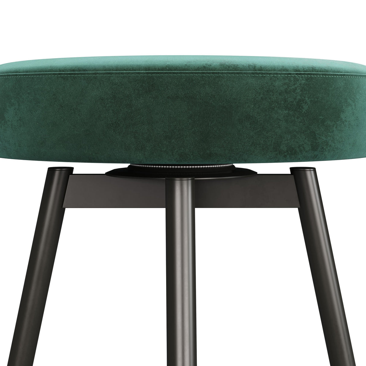 Twyla 2-Piece Glam Swivel-Seat Barstool Set-Dining / Kitchen-Parc Decor