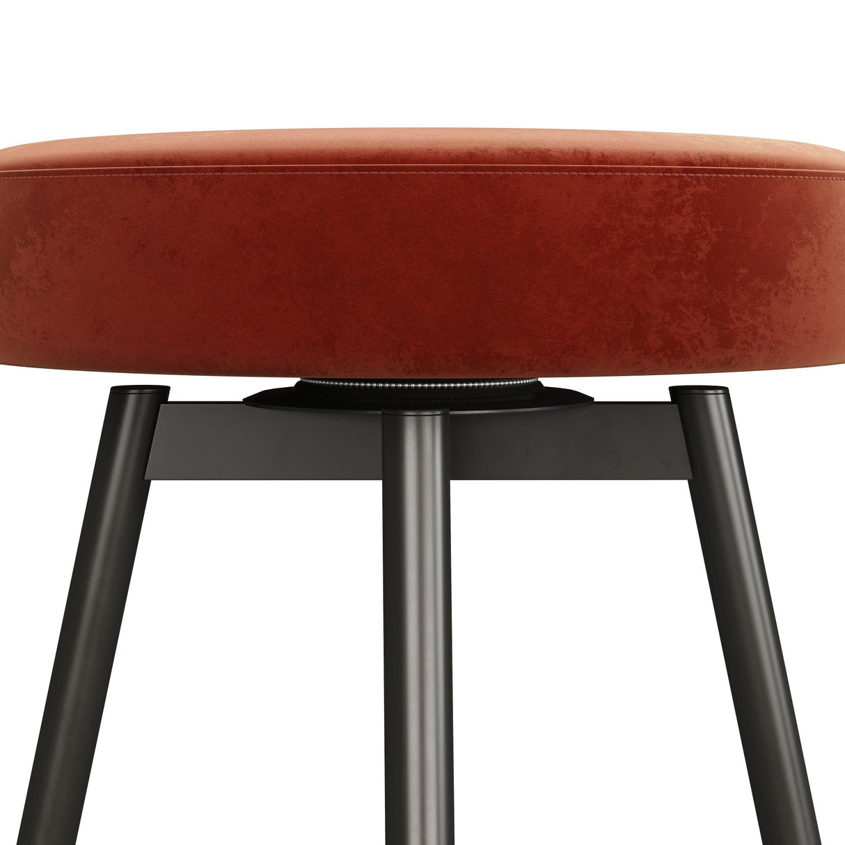 Twyla 2-Piece Glam Swivel-Seat Barstool Set-Dining / Kitchen-Parc Decor