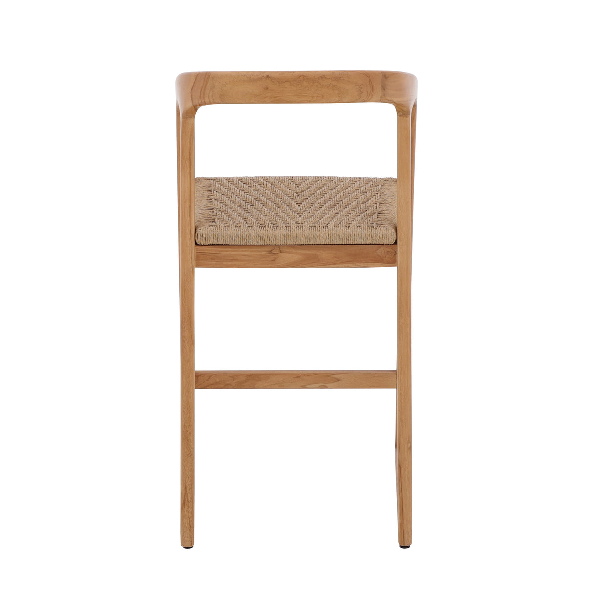 Ubud Natural Teak Indoor/Outdoor Bar Stool-Bar Stool-Parc Decor