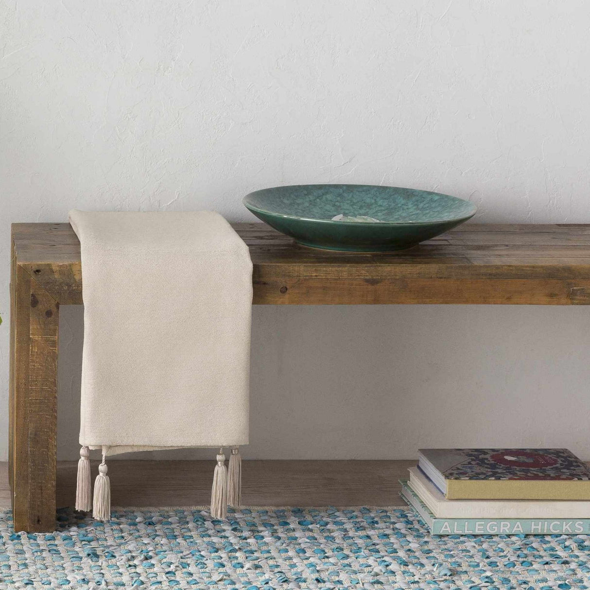 Uncasville Green Ceramic 15" Decorative Plate-Decor-Parc Decor