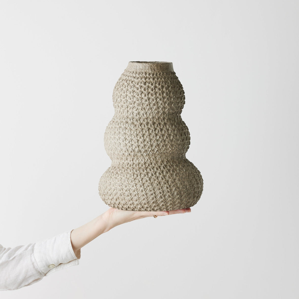 Urbi Tiered Papier Flower Vase-Décor Collection-Parc Decor