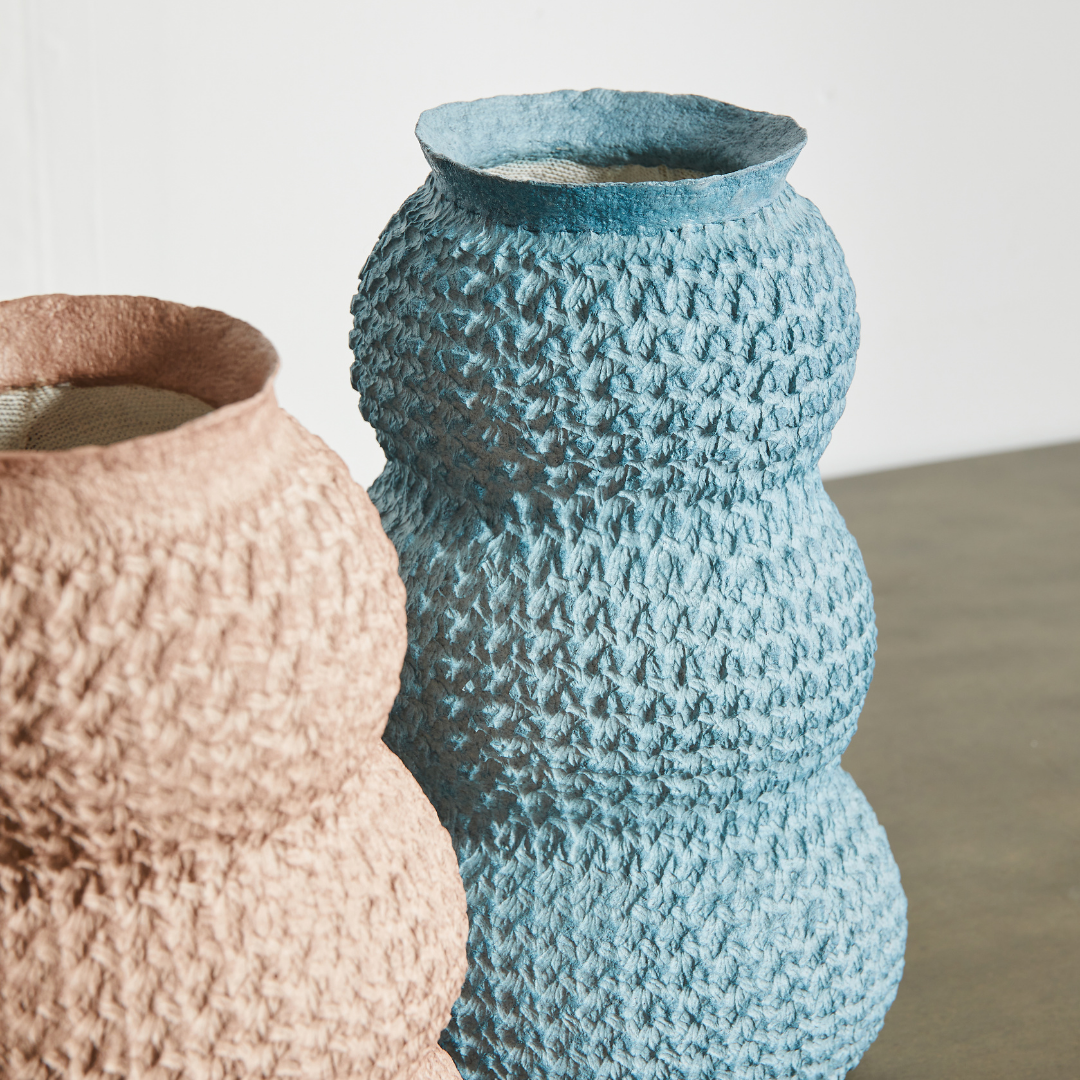 Urbi Tiered Papier Flower Vase-Décor Collection-Parc Decor