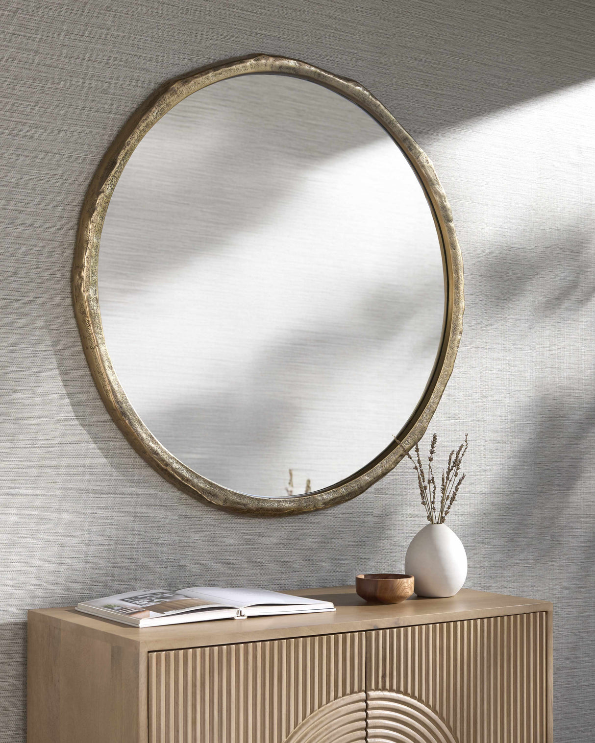 Vallelado Gold Accent Mirror-Mirrors-Parc Decor