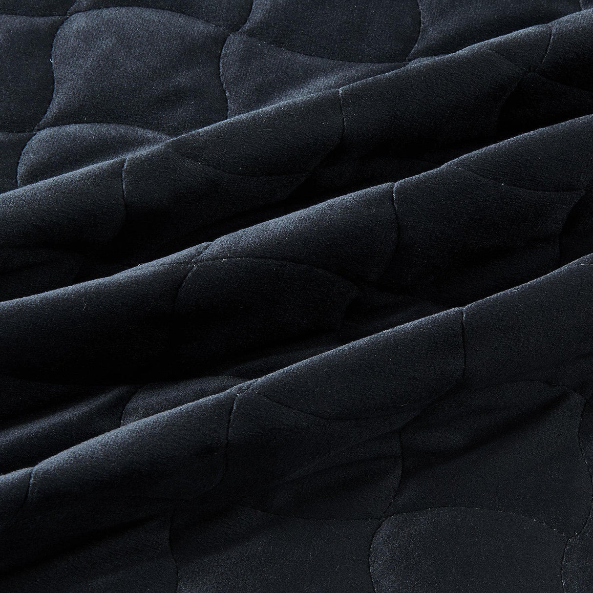 Velvet Box-Stitched Quilt Set - Vivica Collection-Quilts & Comforters-Parc Decor