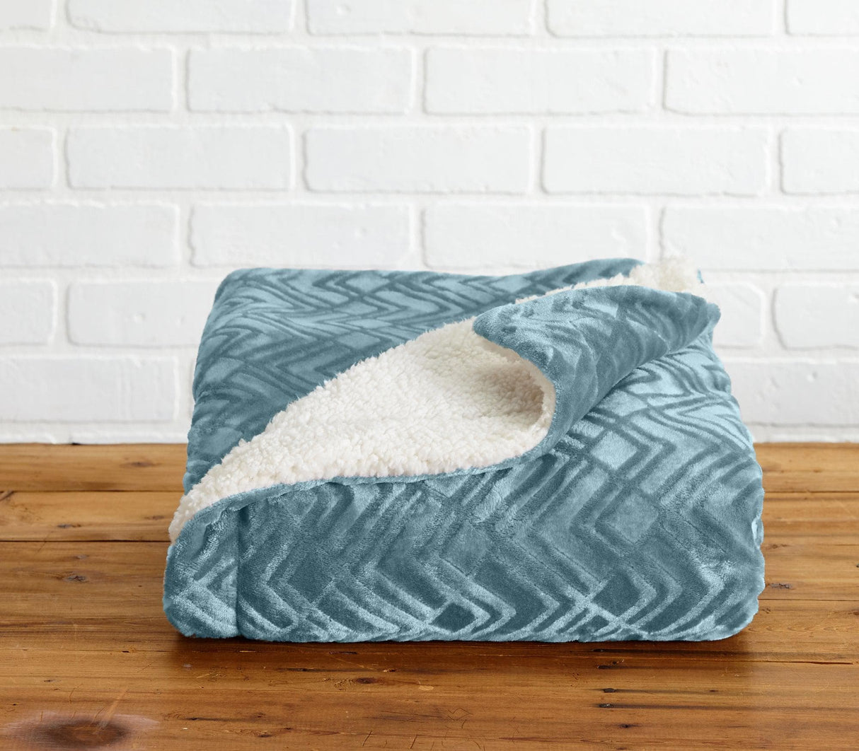 Velvet Plush Sherpa Luxury Bed Blanket - Cielo Collection-Blankets-Parc Decor