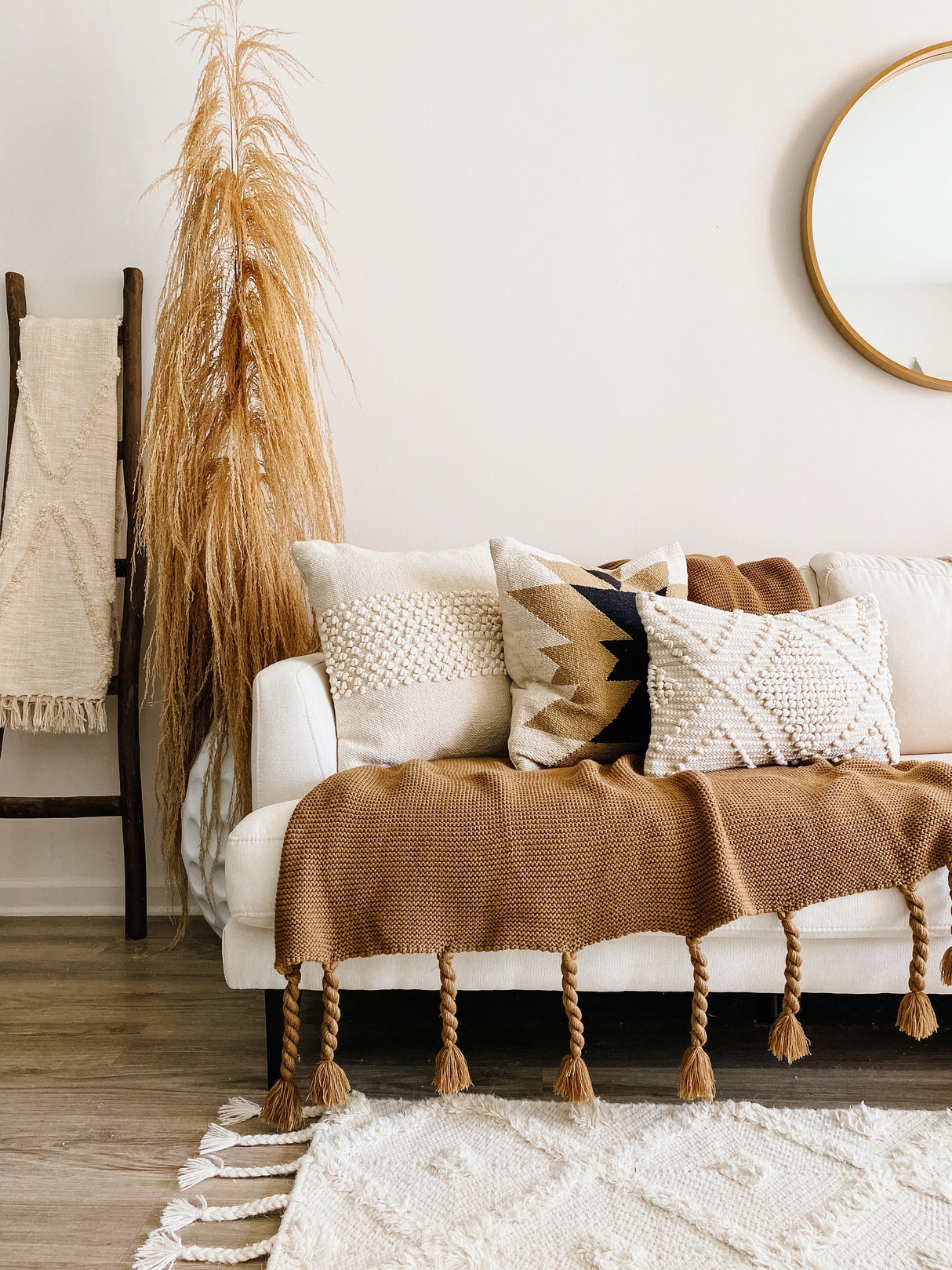 Verona Lumbar Pillow Cover-Throw Pillows-Parc Decor