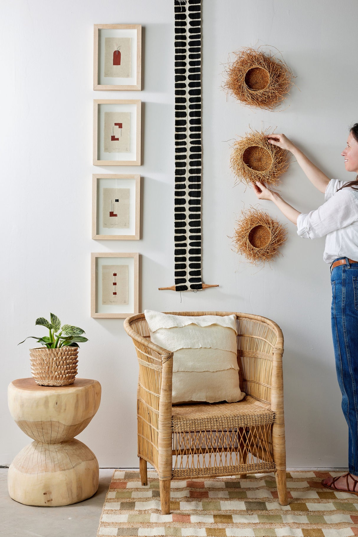 Vetiver Baskets-Baskets & Vessels-Parc Decor