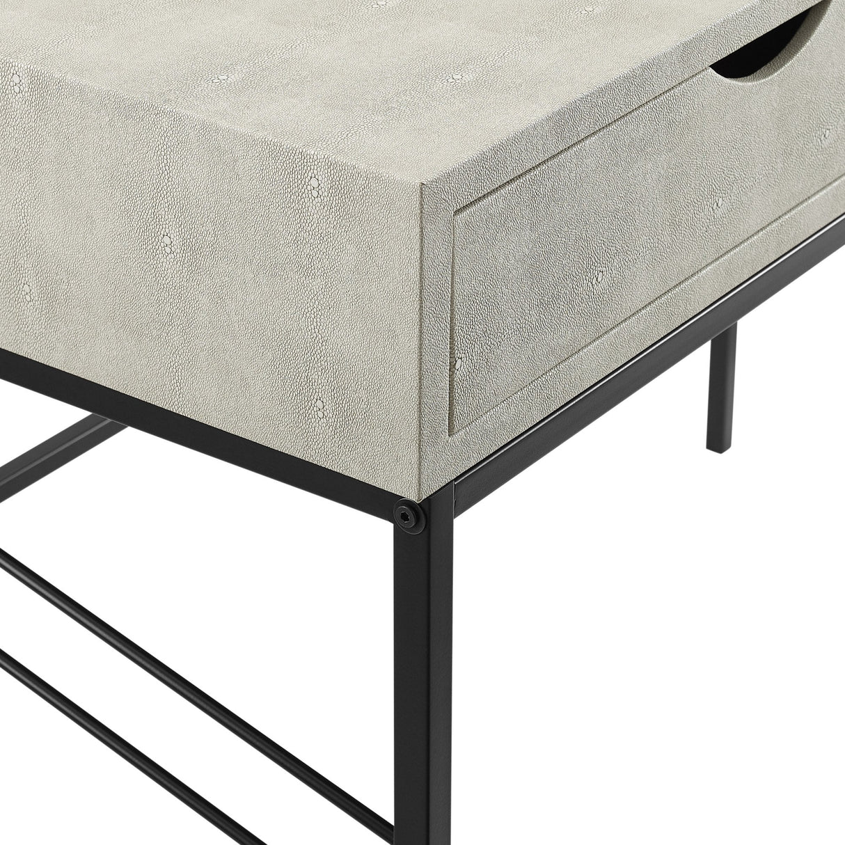 Vetti Faux Shagreen Desk & Console Table-Home Office-Parc Decor