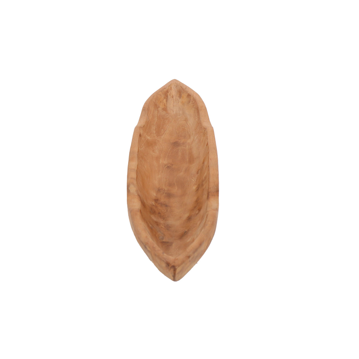 Viking Boat Natural Teak Table Centerpiece-Parc Decor