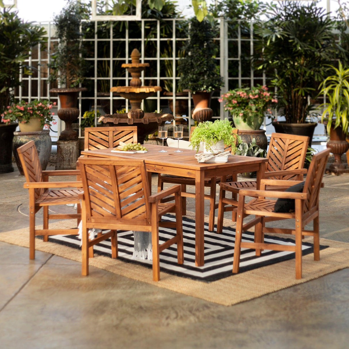 Vincent 7-Piece Outdoor Patio Dining Set