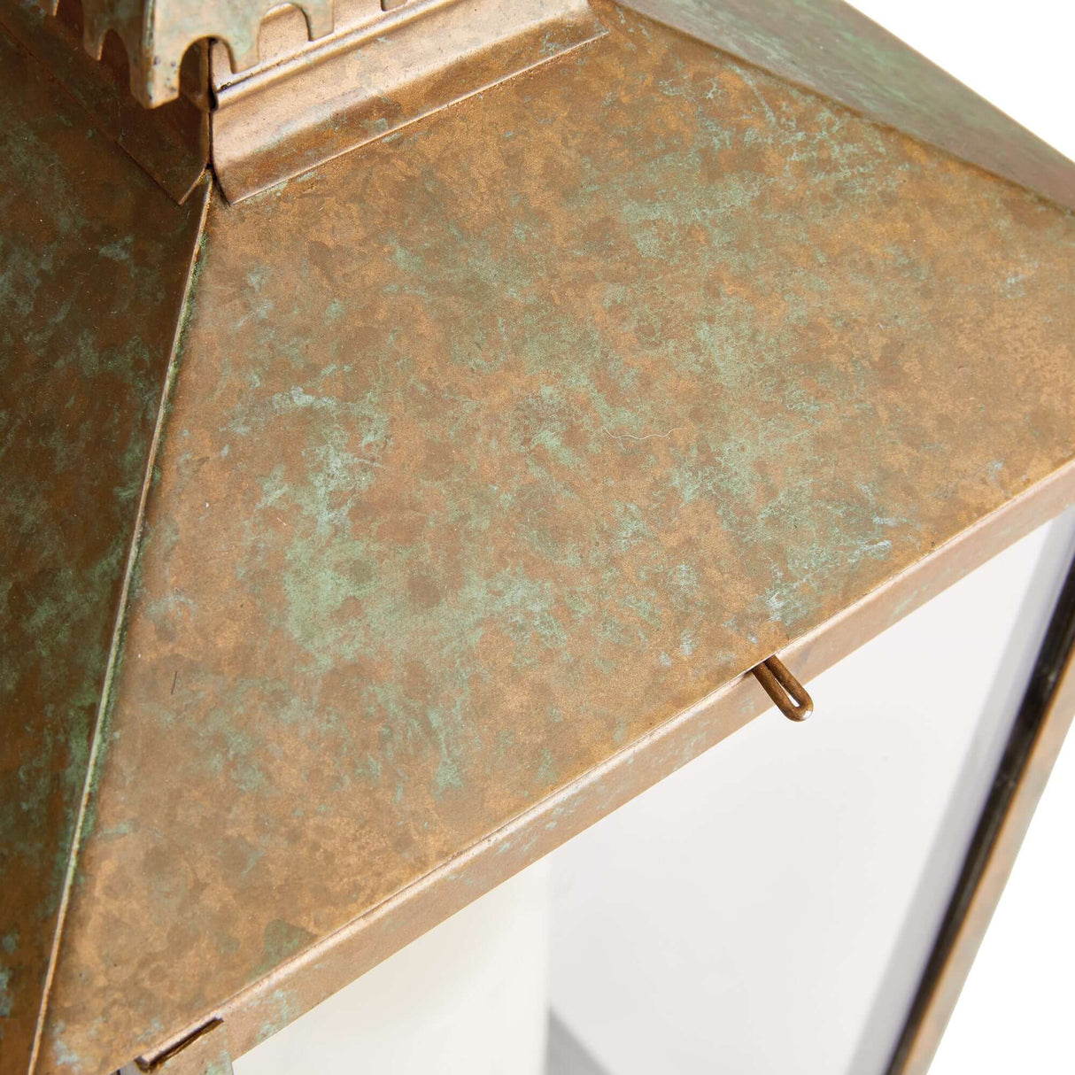 Vintage Pagoda-Top Large Metal Lantern-Lantern-Parc Decor