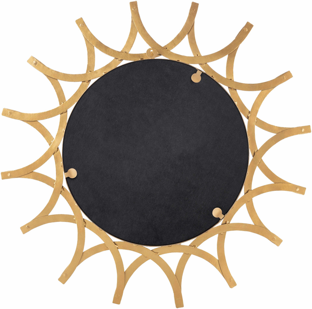 Vivi Gold Metal Mirror-Mirrors-Parc Decor