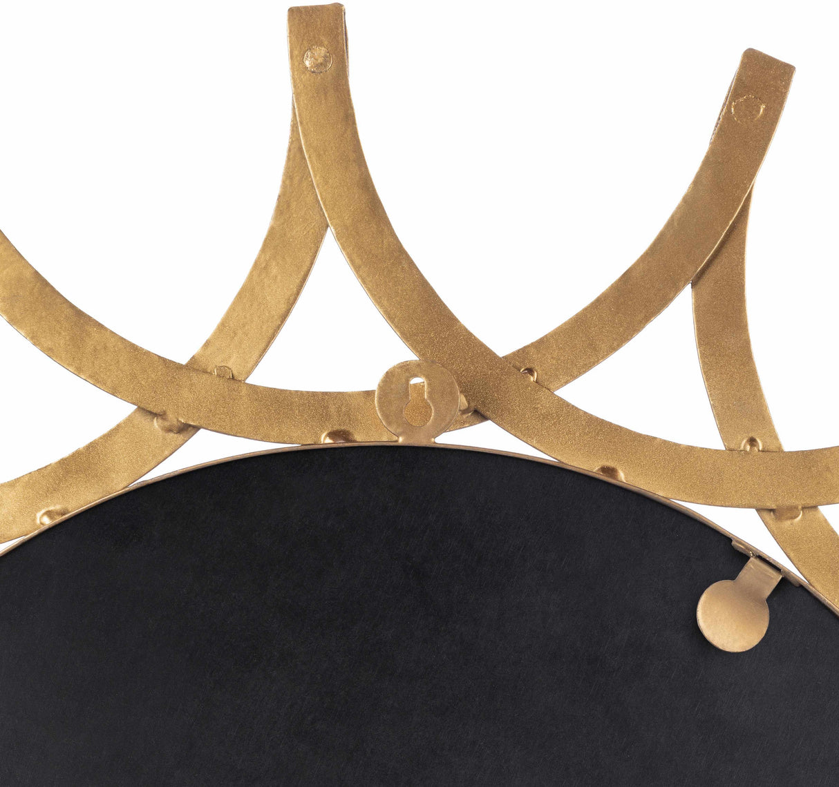 Vivi Gold Metal Mirror-Mirrors-Parc Decor