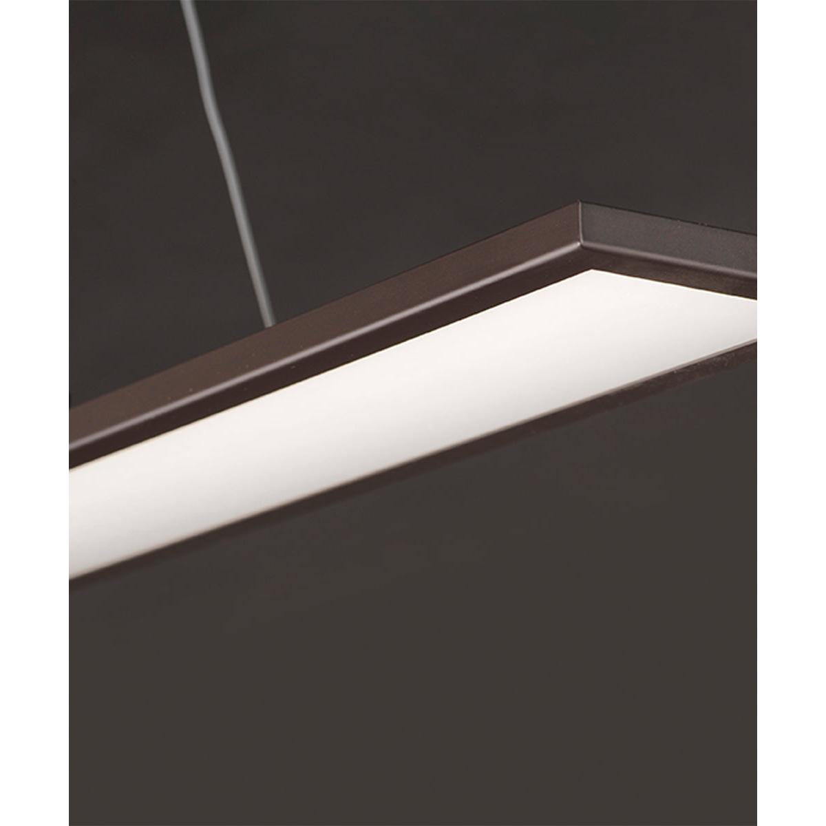 Wafer 24"L 1-Light LED Island Light Fixture Bronze Finish by Maxim