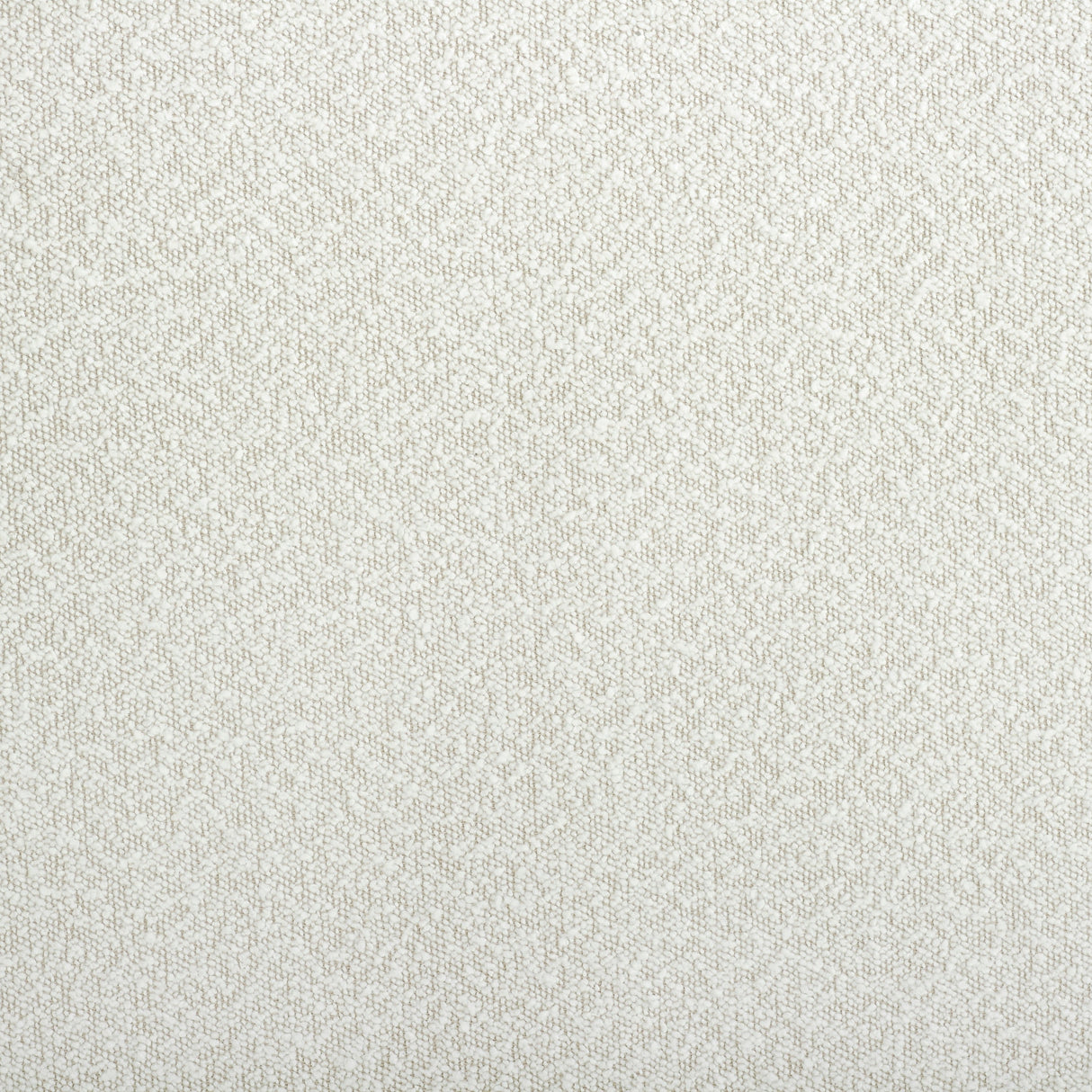 Walker Edison | King Size White Boucle Upholstered Platform Bed