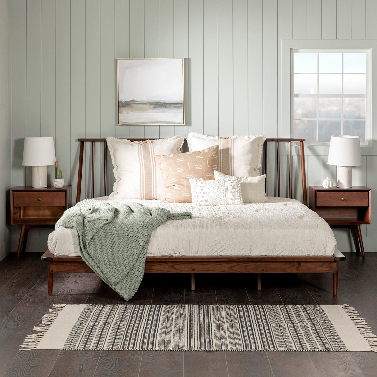 Walker Edison Spindle™ Wood Beds