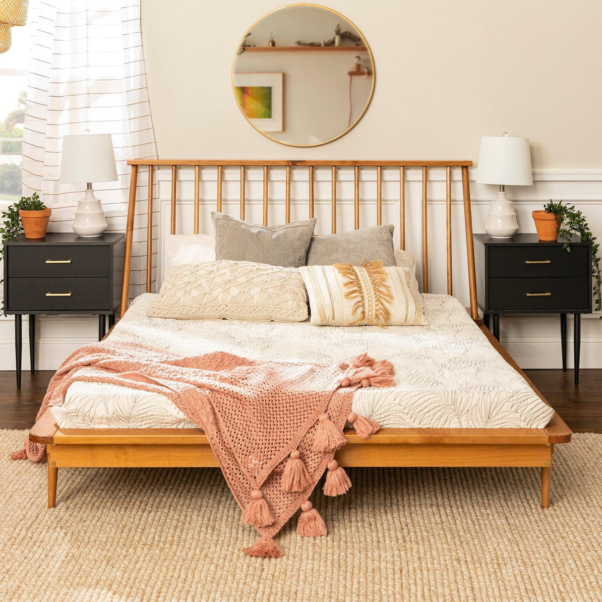 Walker Edison Spindle™ Wood Beds