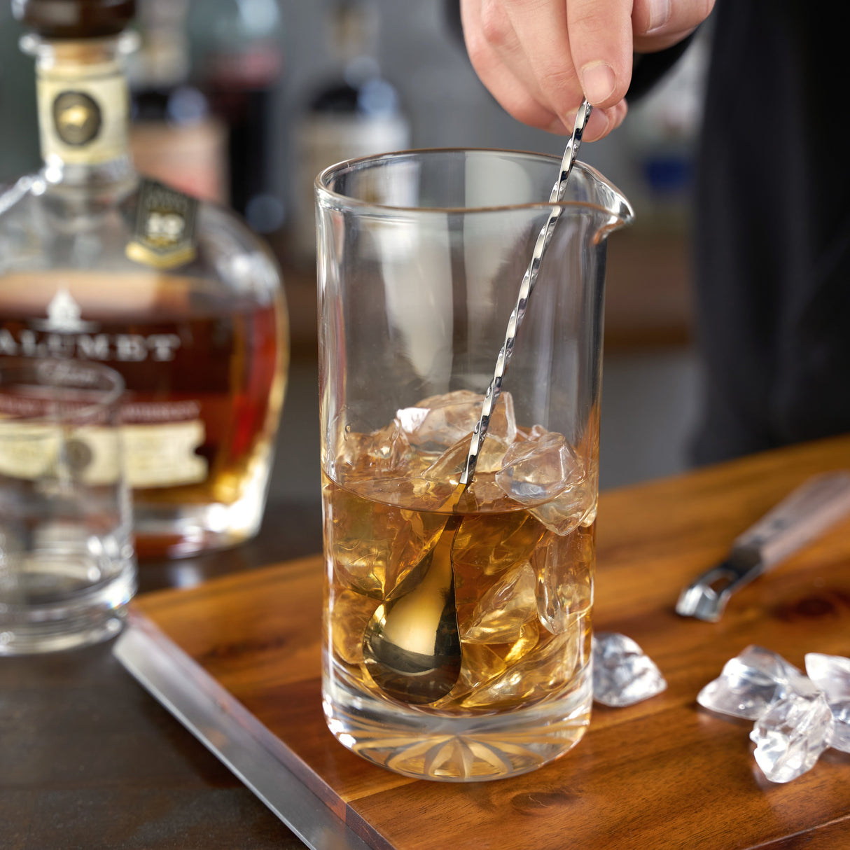 Warren 40 cm Weighted Bar Spoon-product_type::barspoon-Parc Decor