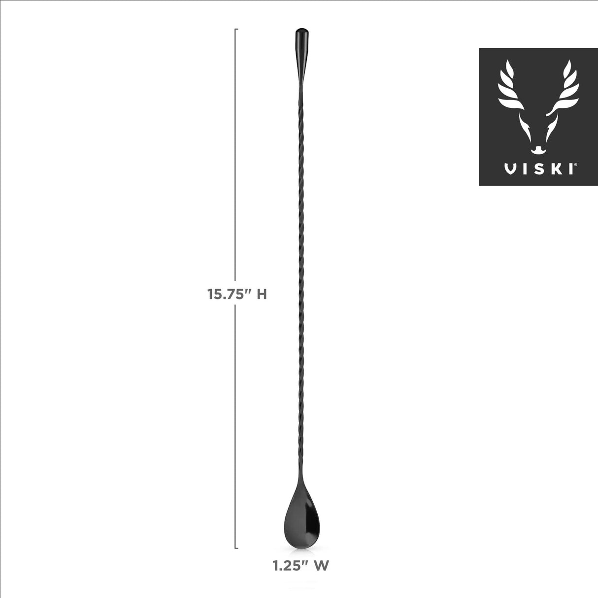 Warren 40 cm Weighted Bar Spoon-product_type::barspoon-Parc Decor