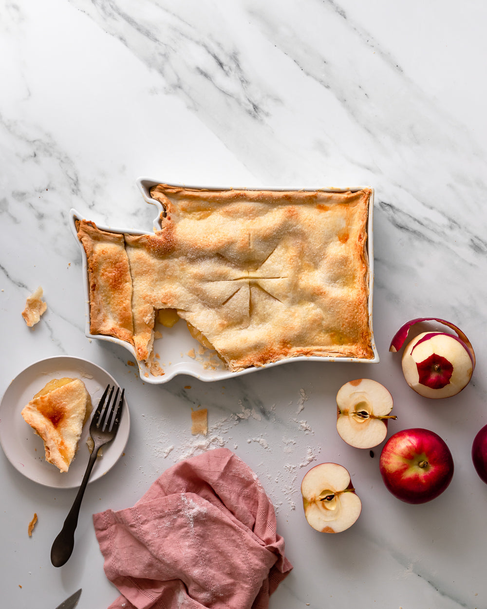 Washington State Plate-Baking Dish-Parc Decor