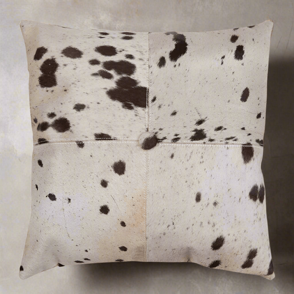 Western Spotted Cowhide Throw Pillow-Pillow-Parc Decor