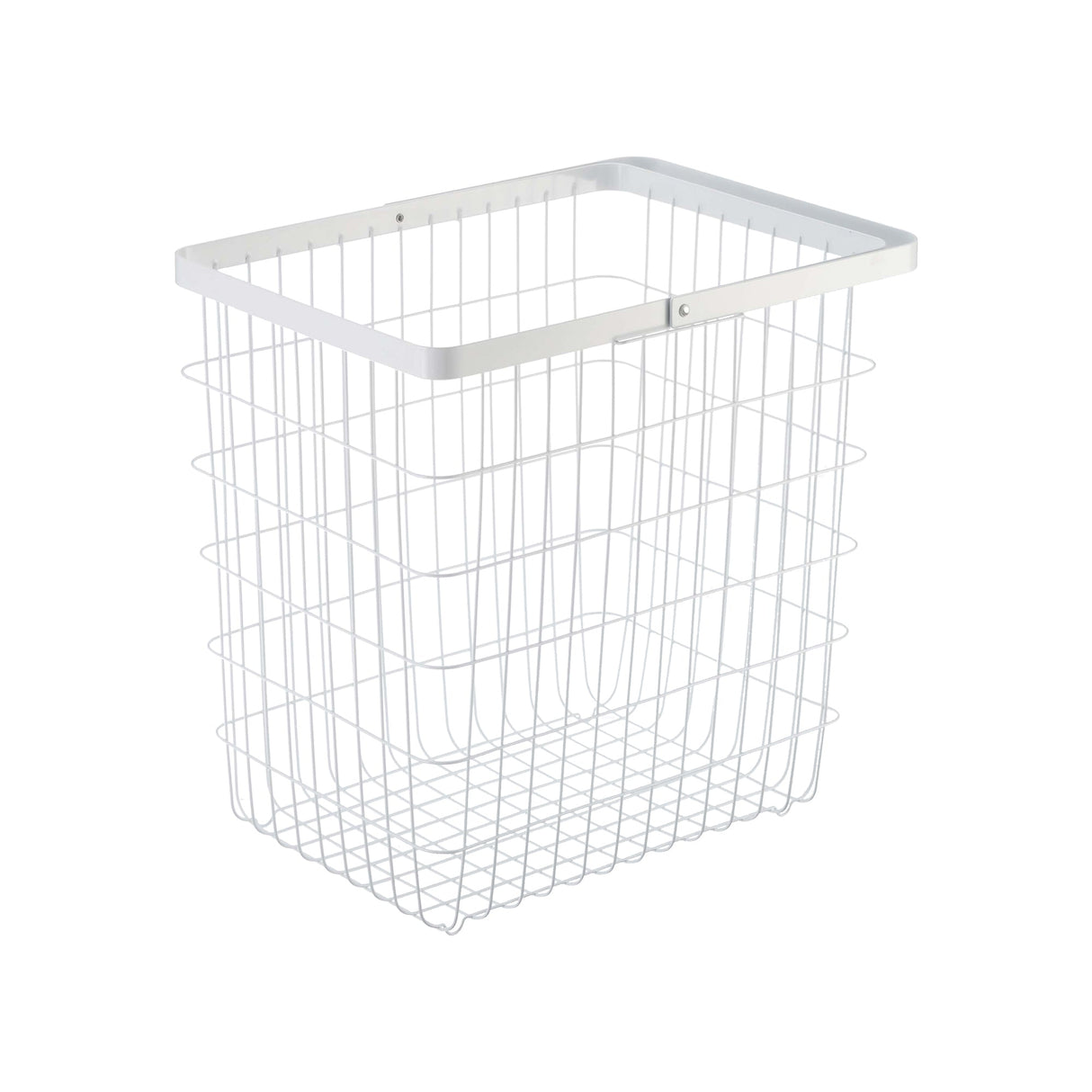 Wire Basket (15" H) - Steel-Laundry Basket-Parc Decor