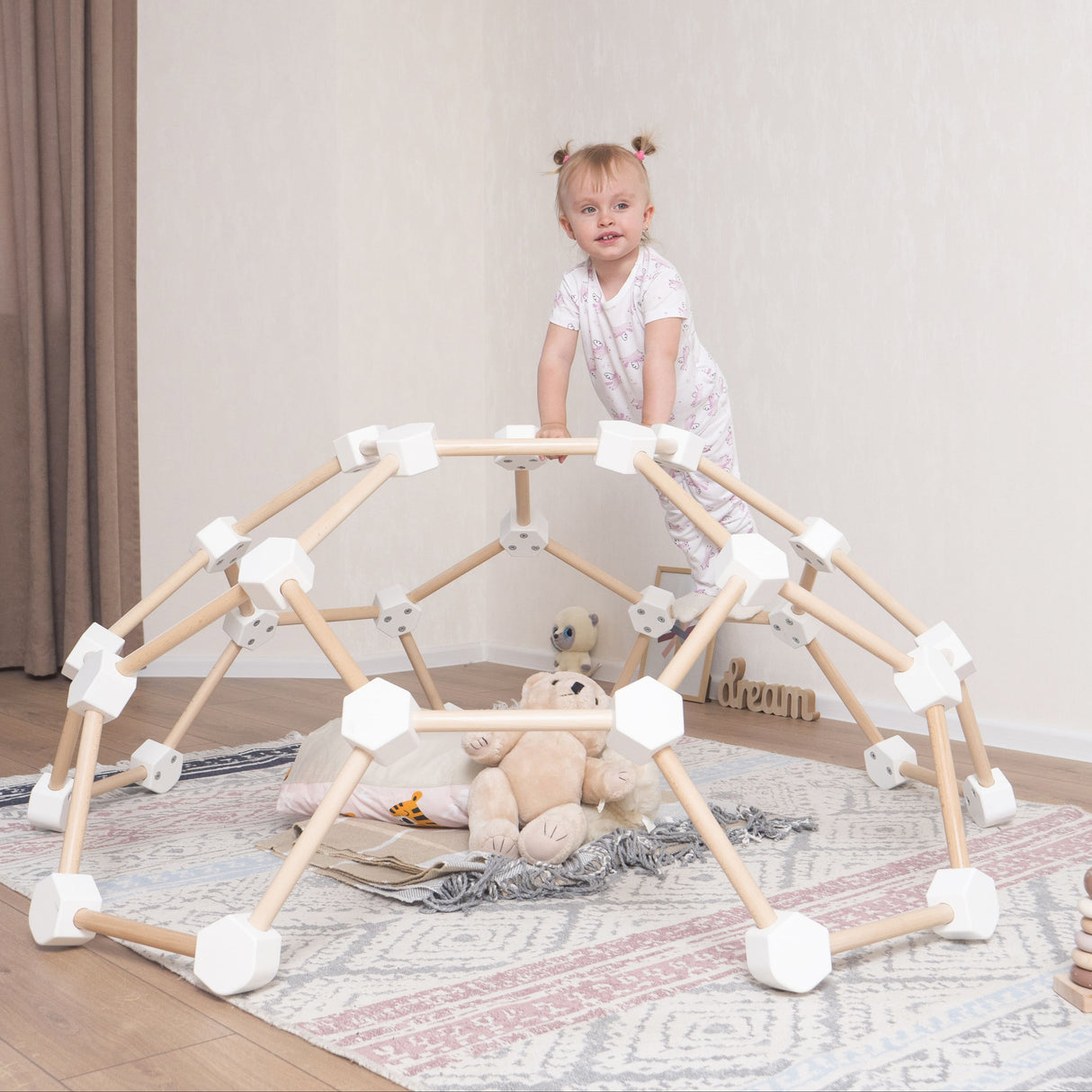 Wooden Climbing Dome-Playground-Parc Decor